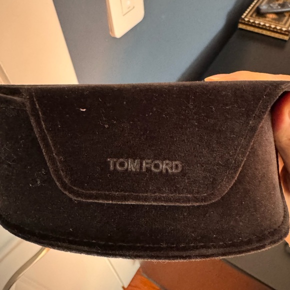 Tom Ford Gold Frame Sunglasses with Brown Lenses - Picture 10 of 10